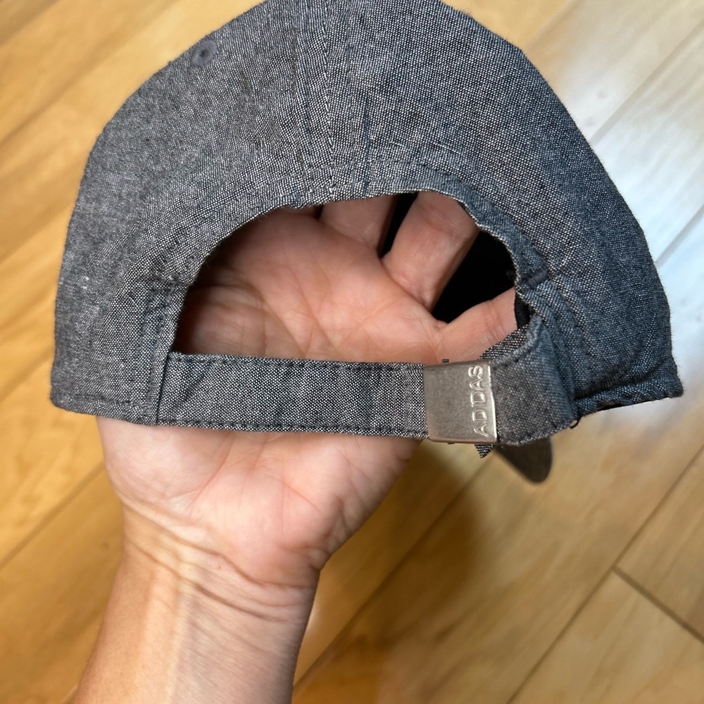 Adidas Climalite Charcoal Cotton baseball Cap with Logo for women - Picture 9 of 13